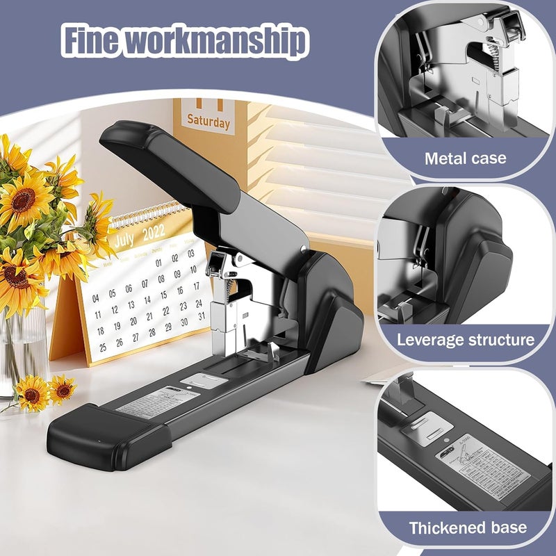 FYOUNG Labor-Saving Heavy Duty Stapler,240 Sheets High Capacity, Large Office Staplers,Large Industrial Stapler,3000 Staples Included,Easy to Bind. - Image 4